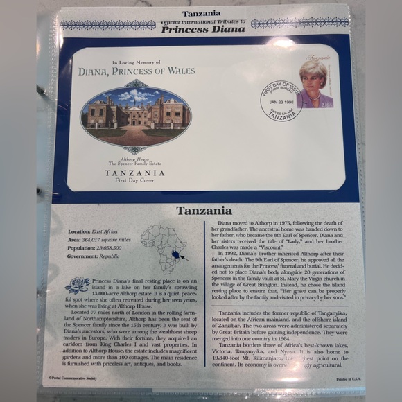 Official international tributes to Princess Diana - Picture 7 of 12